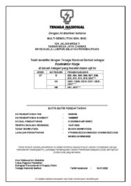 TNB CERT – CIDB 2024